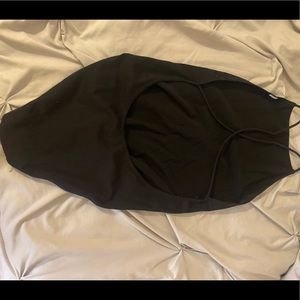 Seamless backless bodysuit